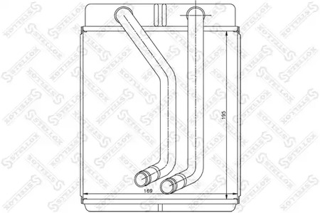 Теплообменник отопления салона STELLOX 10-35224-SX