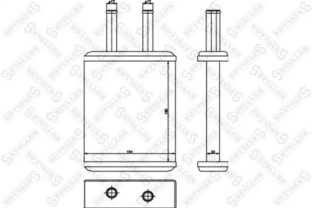 Теплообменник отопления салона STELLOX 10-35226-SX