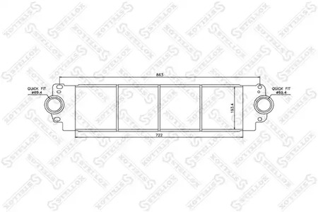 Интеркулер STELLOX 10-40078-SX