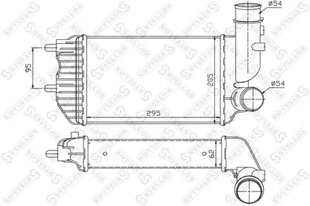 Интеркулер STELLOX 10-40080-SX