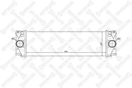 Интеркулер STELLOX 10-40206-SX