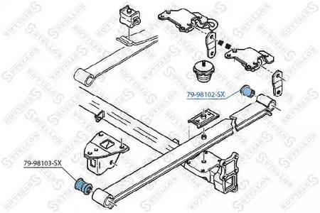 Сайлентблок STELLOX 79-98102-SX