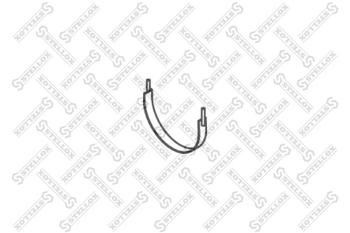 82-01059-sx хомут глушителя полукруглый ленточн. 2x STELLOX 82-01059-SX