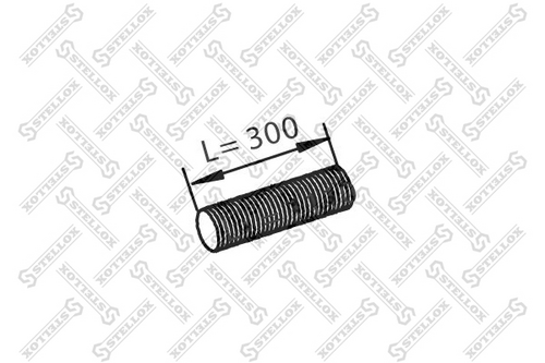 82-01646-sx сетка глушителя 300mm STELLOX 82-01646-SX
