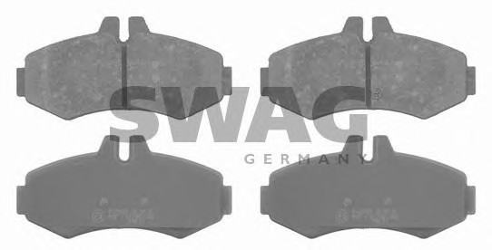 Колодки тормозные дисковые SWAG 10916094
