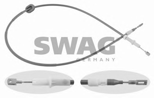 Трос стояночного тормоза SWAG 10926467