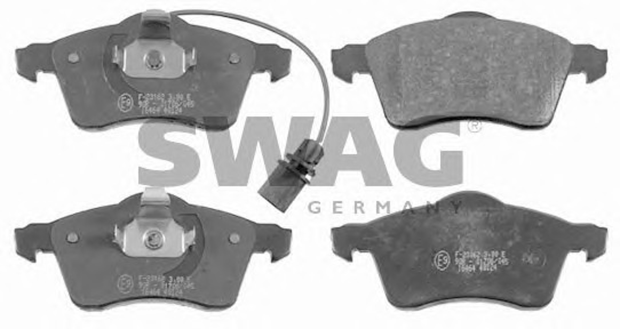 Колодки тормозные дисковые SWAG 30916464