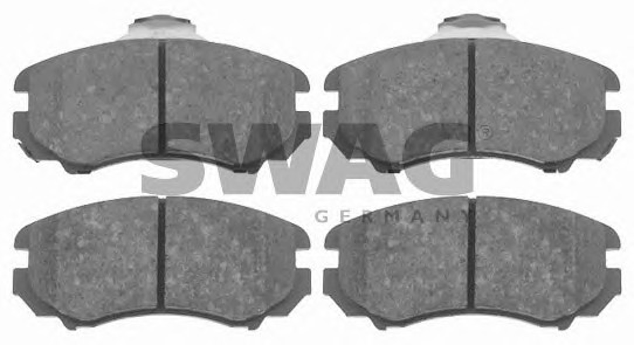 Комплект тормозных колодок дисковый тормоз SWAG 90916489