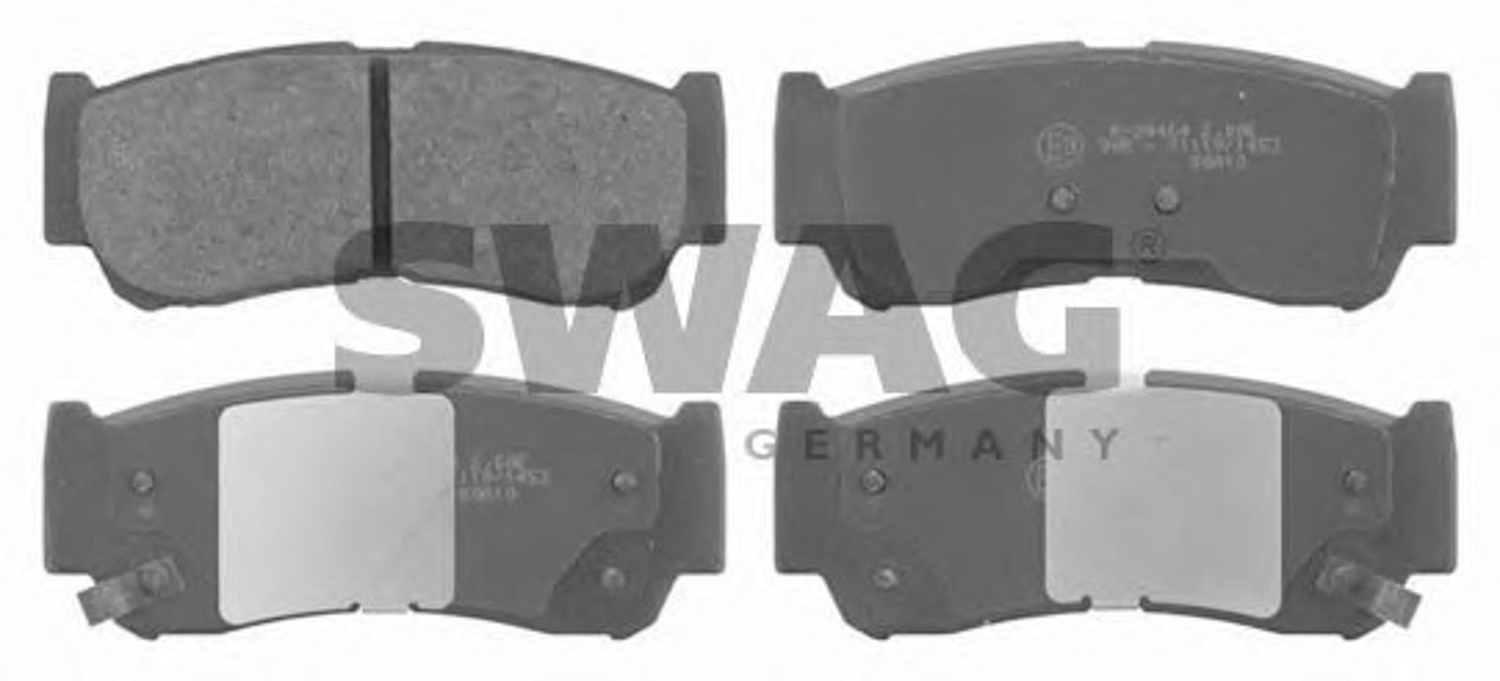 Колодки тормозные дисковые SWAG 90916668