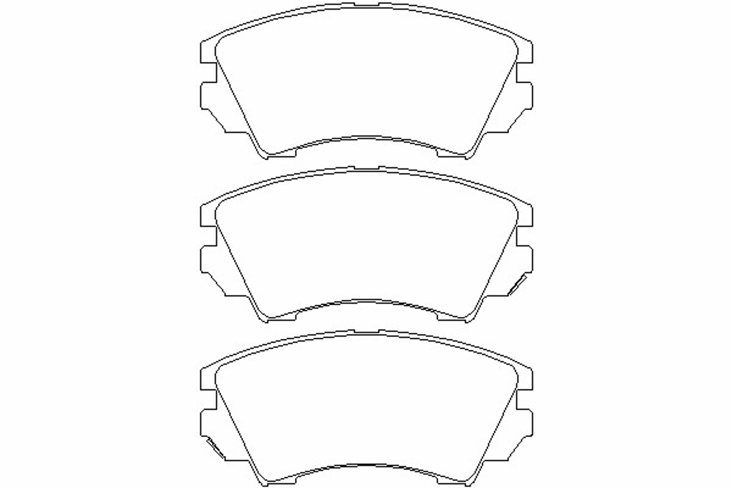 Комплект тормозных колодок дисковый тормоз
