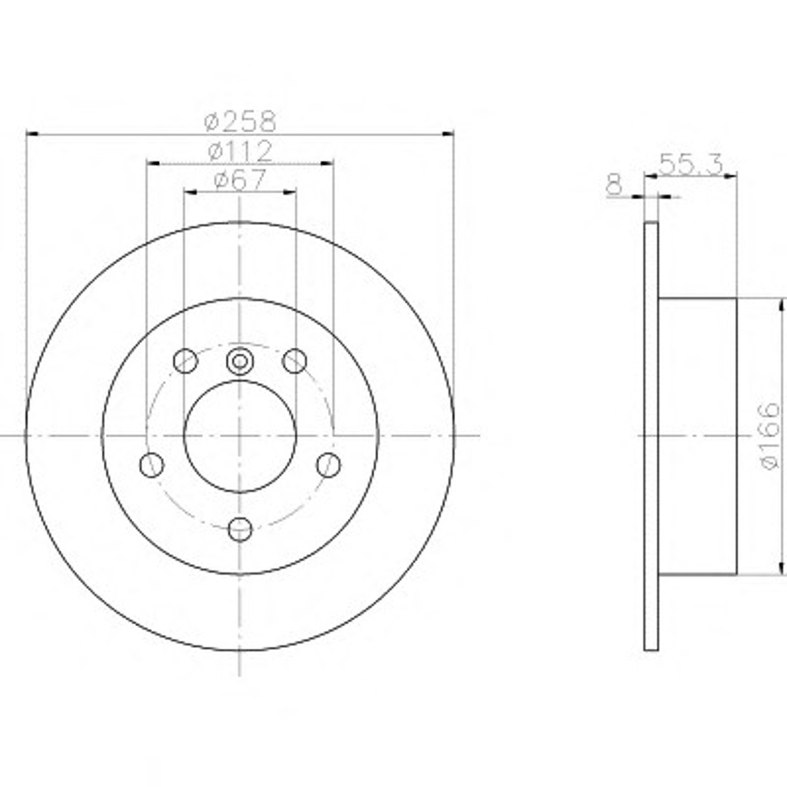 Диск тормозной TEXTAR 92099700