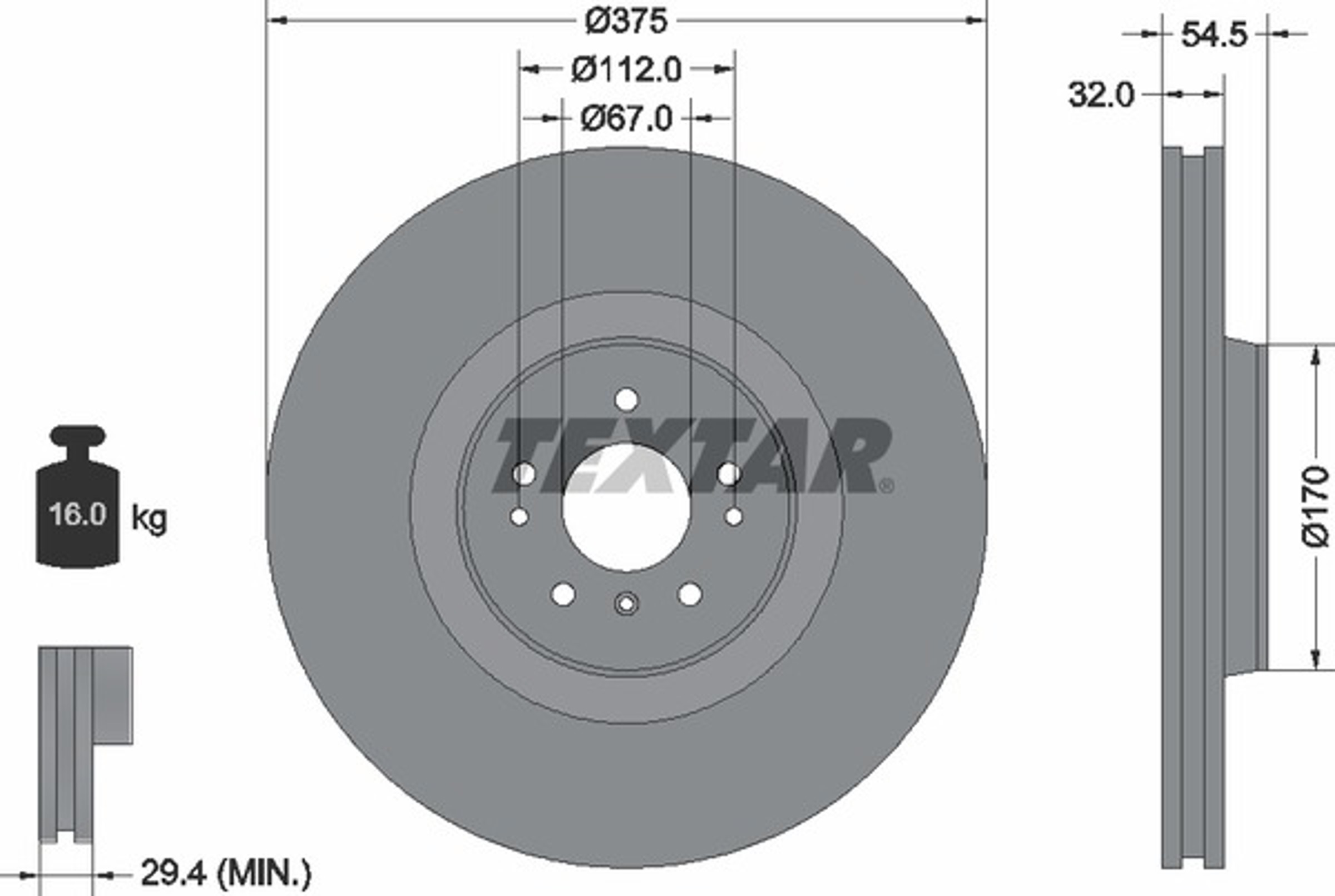 Тормозной диск pro
