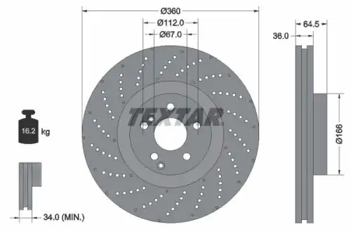 Тормозной диск pro+