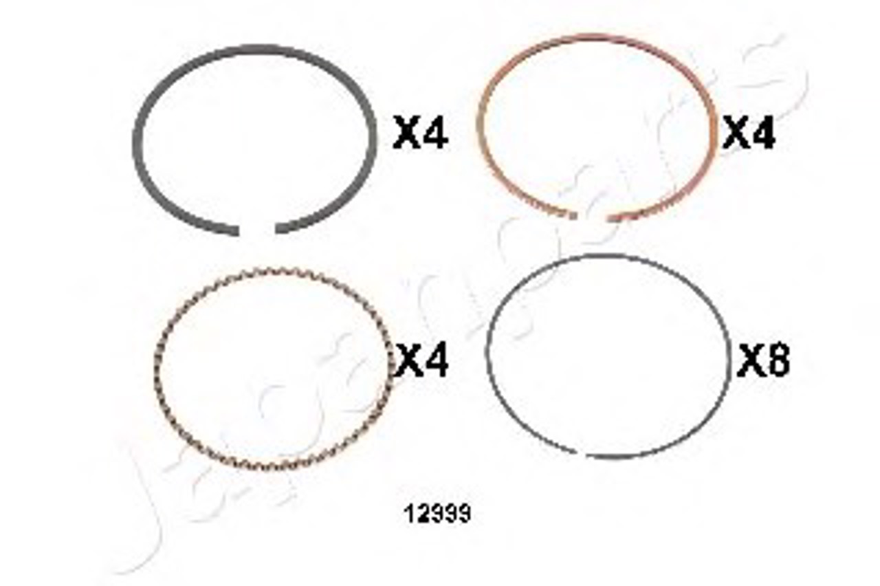Поршневые кольца JAPANPARTS RC-12999