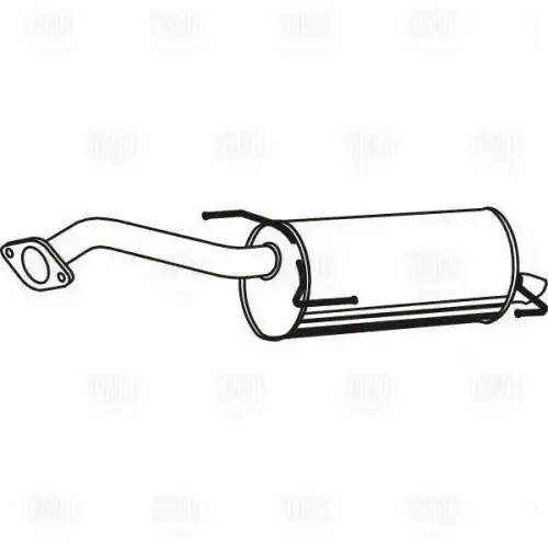 Emm 1405 глушитель задняя часть TRIALLI EMM 1405
