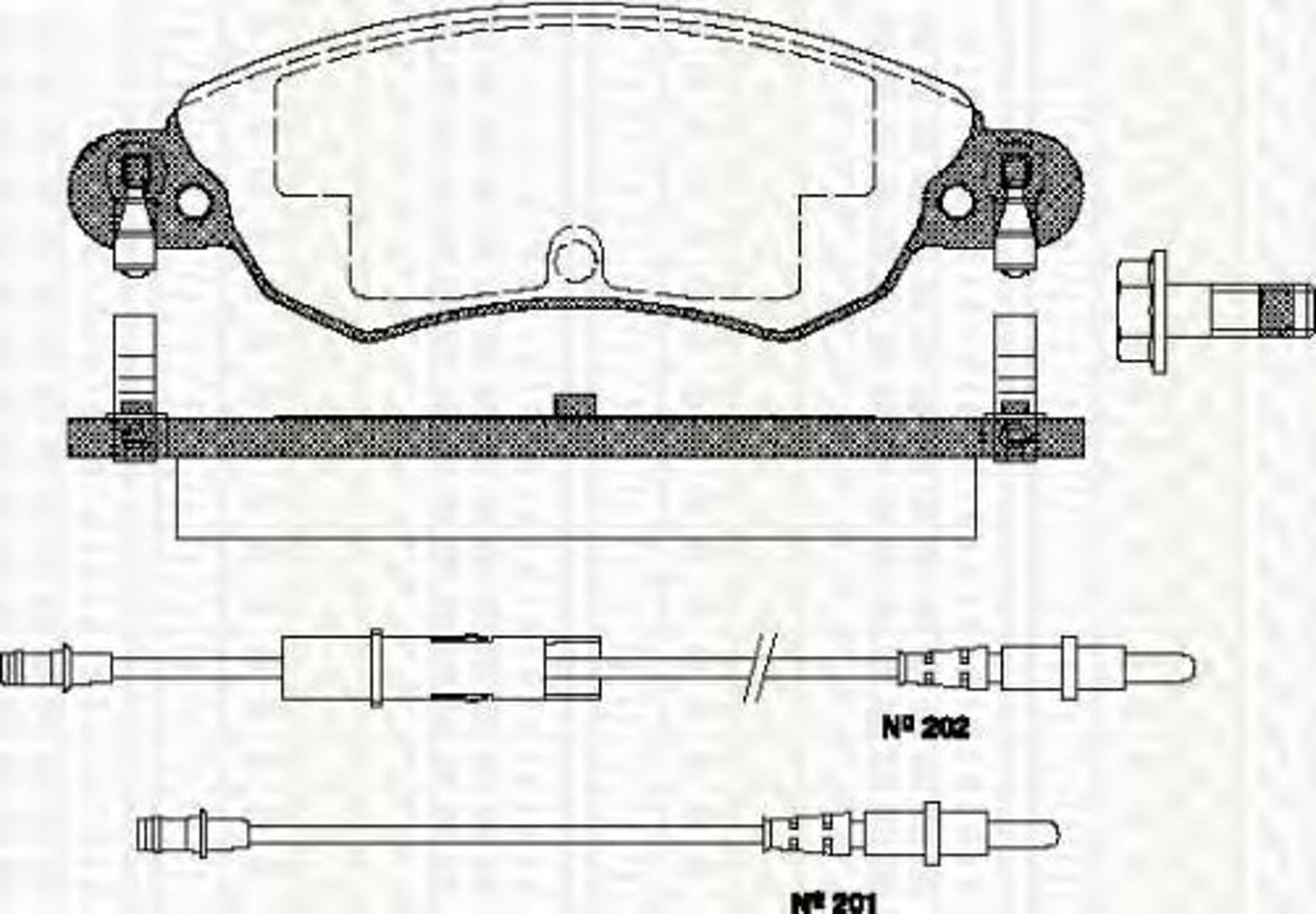 Колодки тормозные дисковые TRISCAN 8110 28016