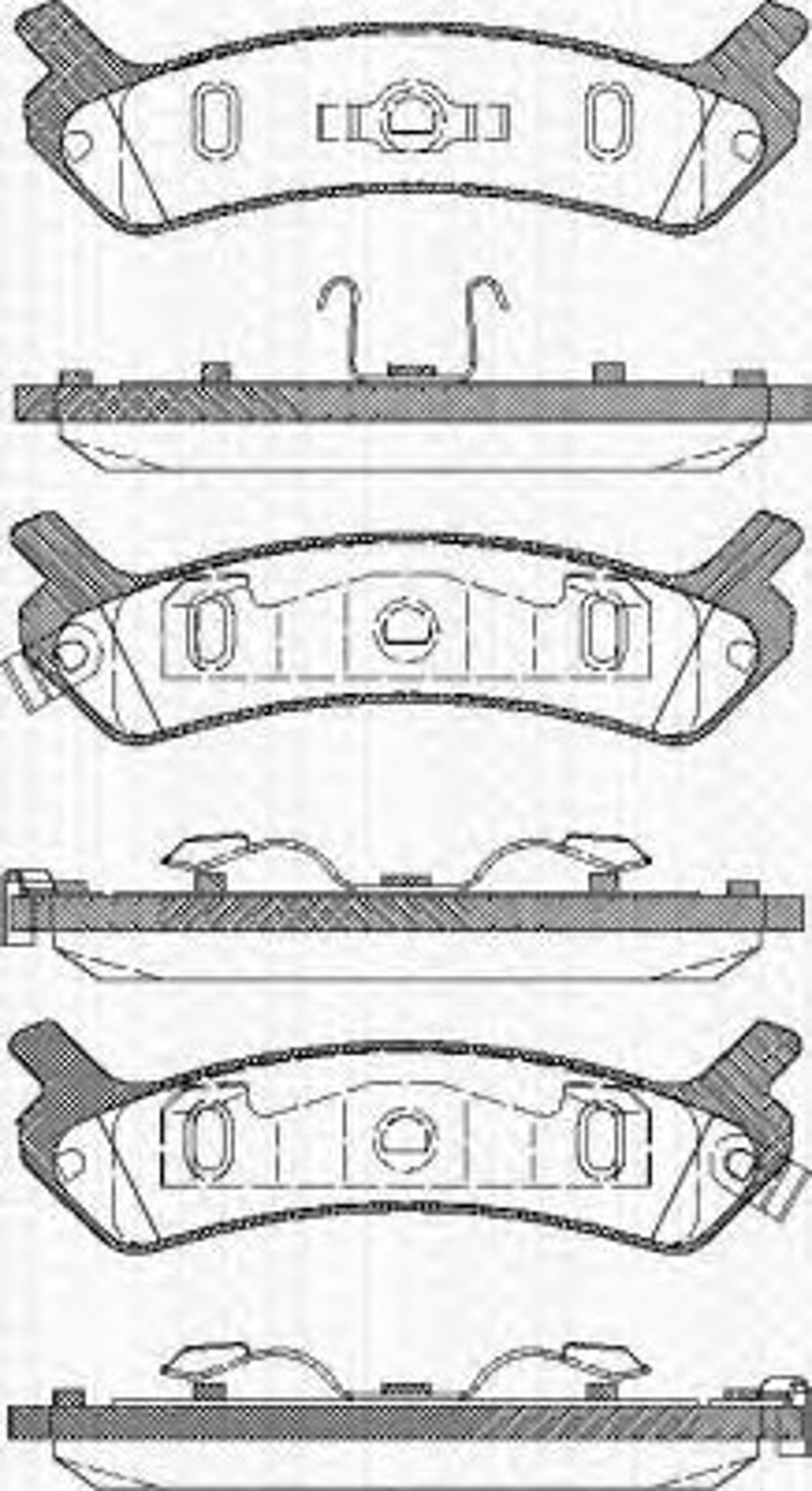 Колодки тормозные дисковые TRISCAN 8110 43006