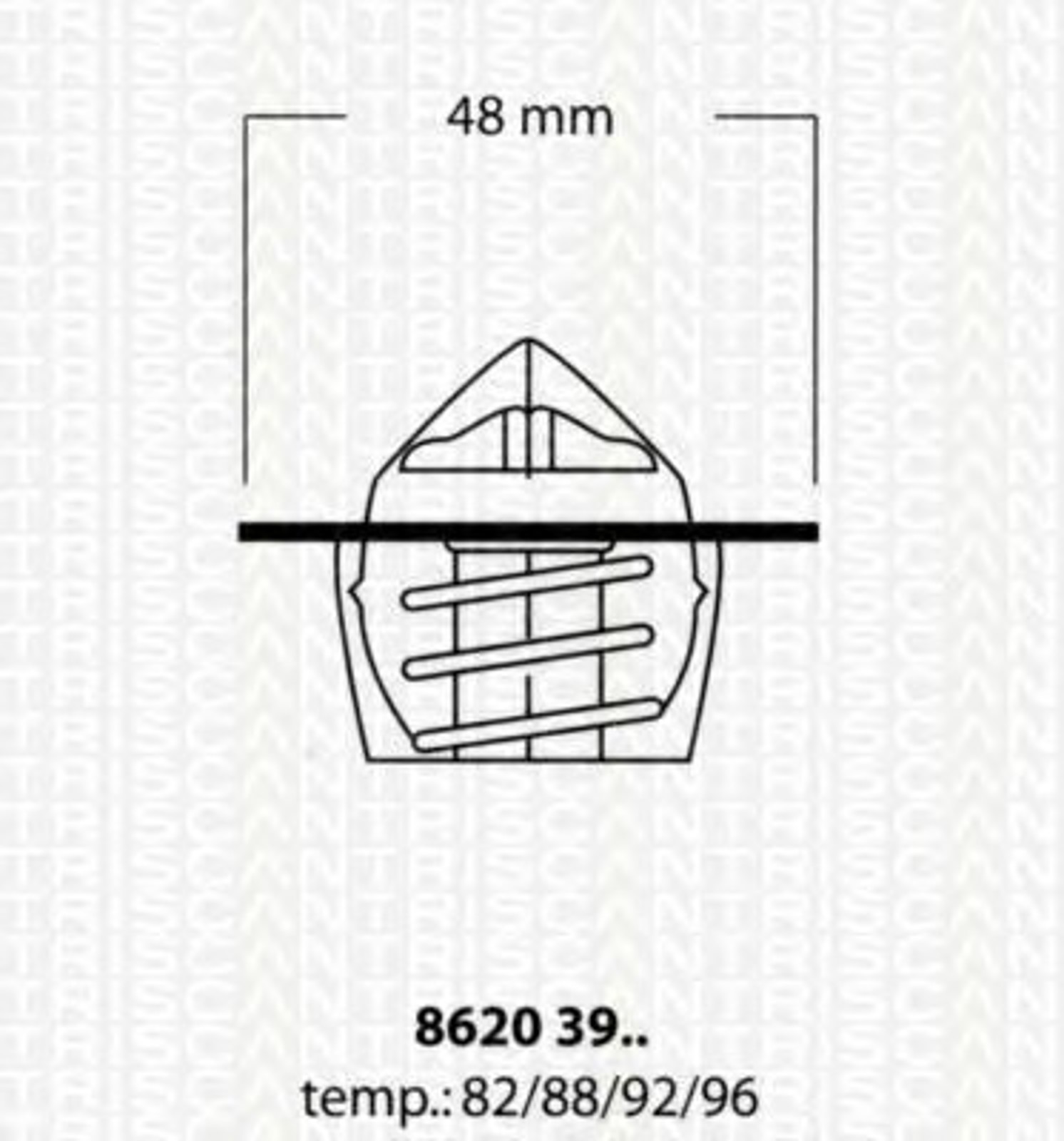 Термостат TRISCAN 8620 3992