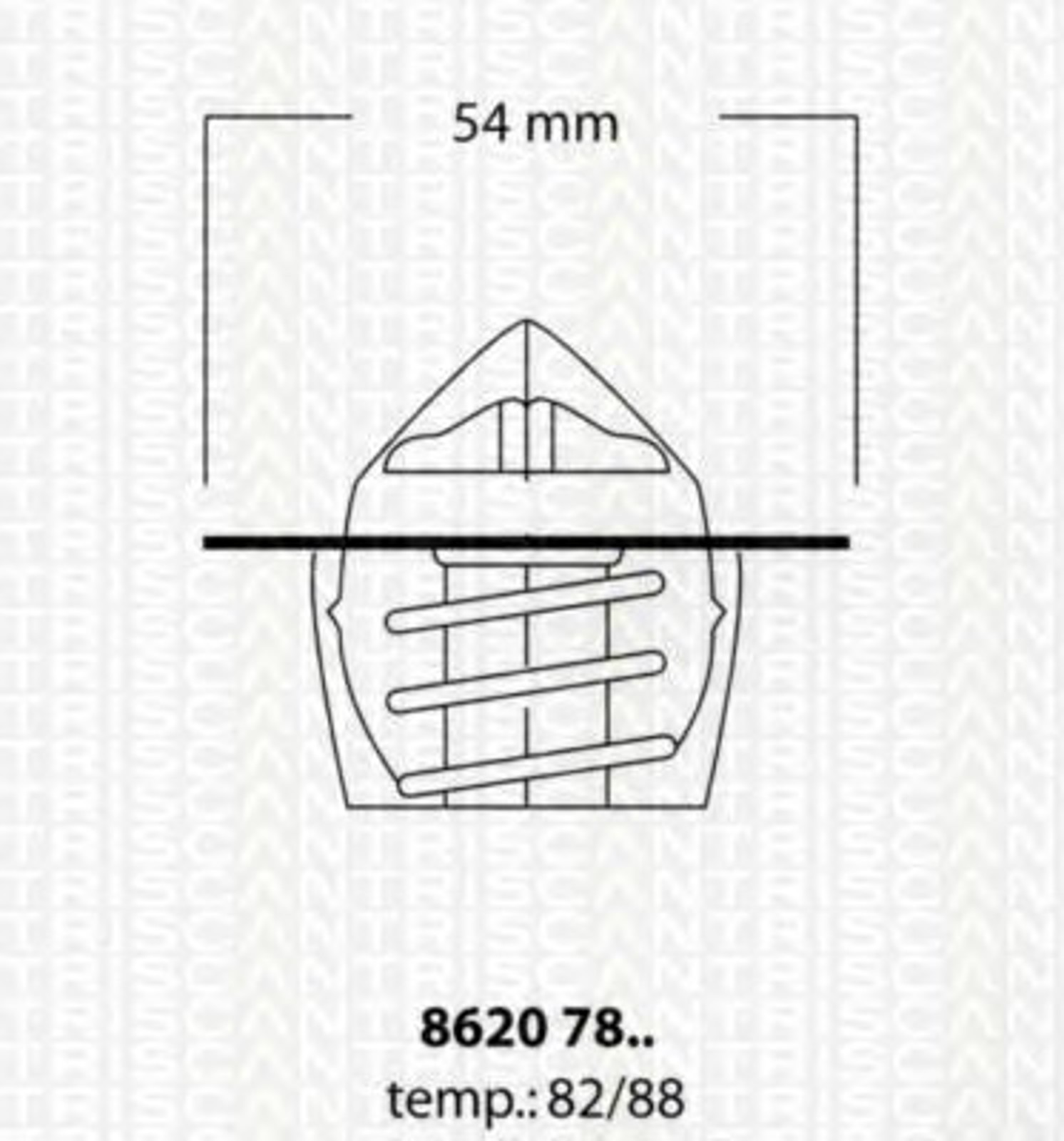 Термостат TRISCAN 8620 7888