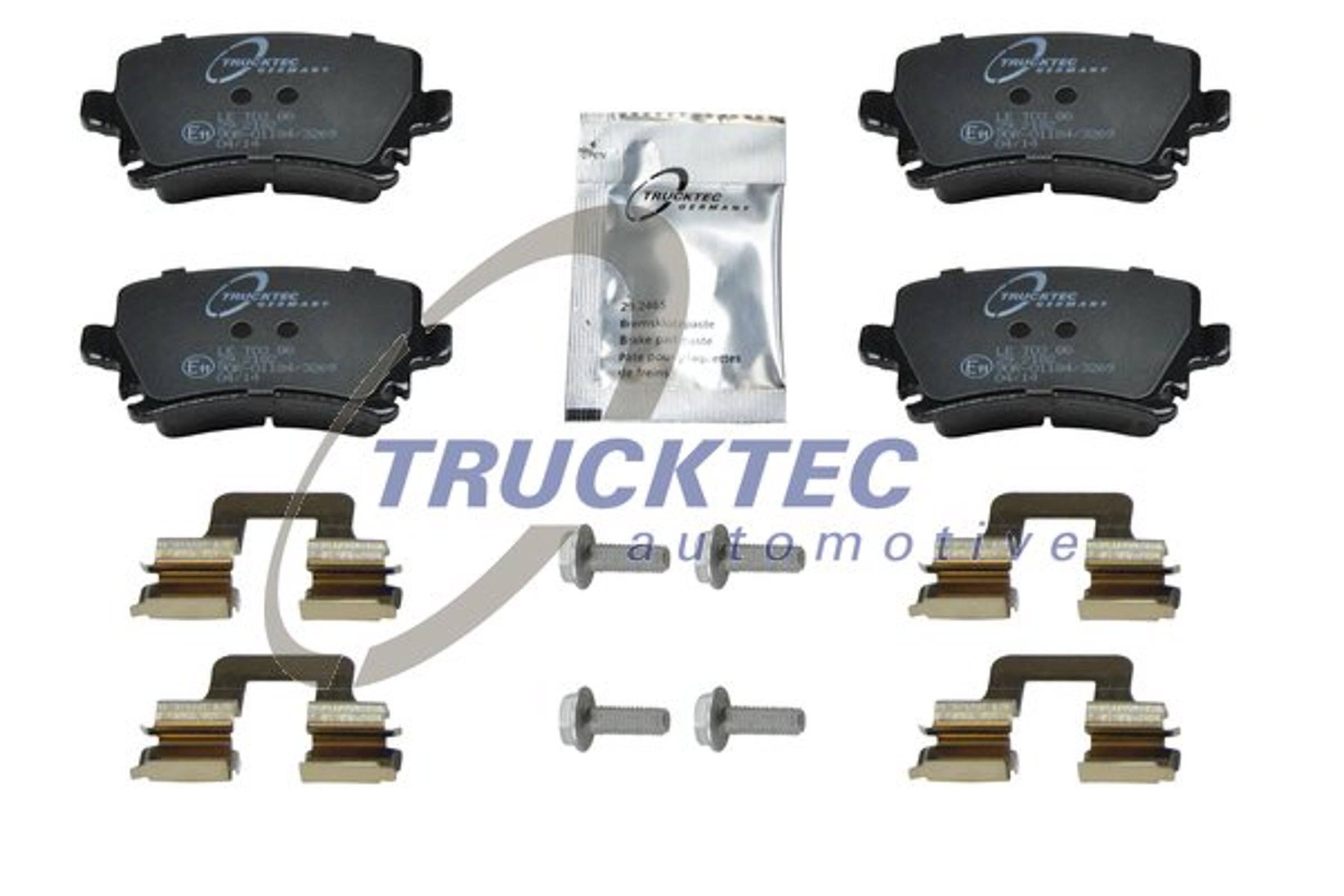 Комплект тормозных колодок дисковый тормоз TRUCKTEC AUTOMOTIVE 0735138