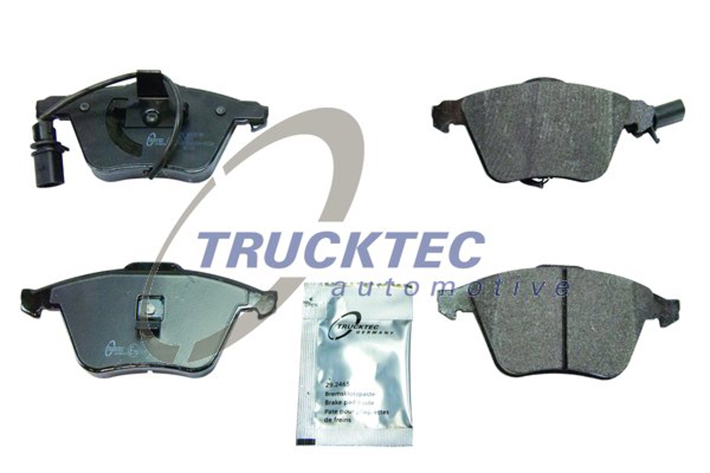 Комплект тормозных колодок дисковый тормоз TRUCKTEC AUTOMOTIVE 07.35.244
