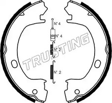 Комплект тормозных колодок стояночная тормозной системы TRUSTING 023.006K
