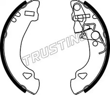 Комплект тормозных колодок TRUSTING 034.093