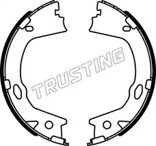 Комплект тормозных колодок стояночная тормозной системы TRUSTING 046.228
