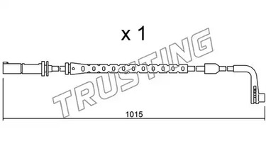 Сигнализатор износа тормозных колодок TRUSTING SU.221
