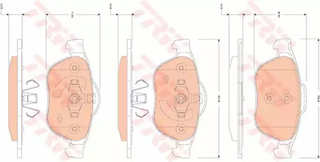 Комплект тормозных колодок дисковый тормоз cotec