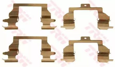 Комплектующие колодки дискового тормоза TRW PFK460