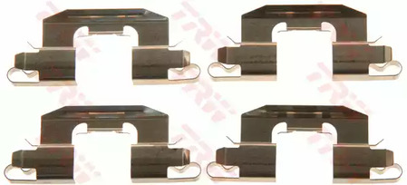 Комплектующие колодки дискового тормоза TRW PFK567
