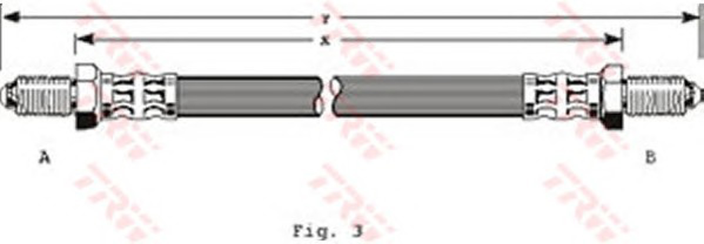 Шланг тормозной TRW PHC101