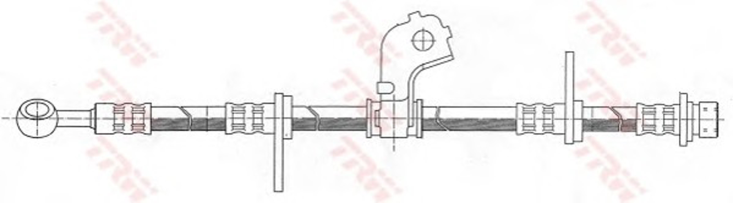 Шланг тормозной TRW PHD317