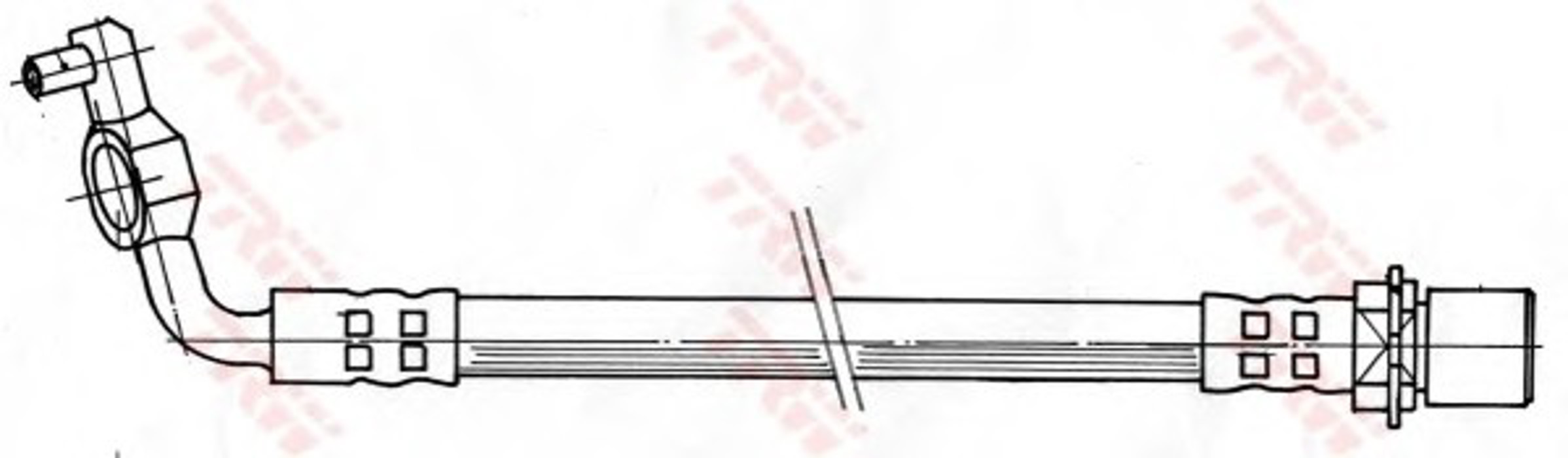 Шланг тормозной TRW PHD387