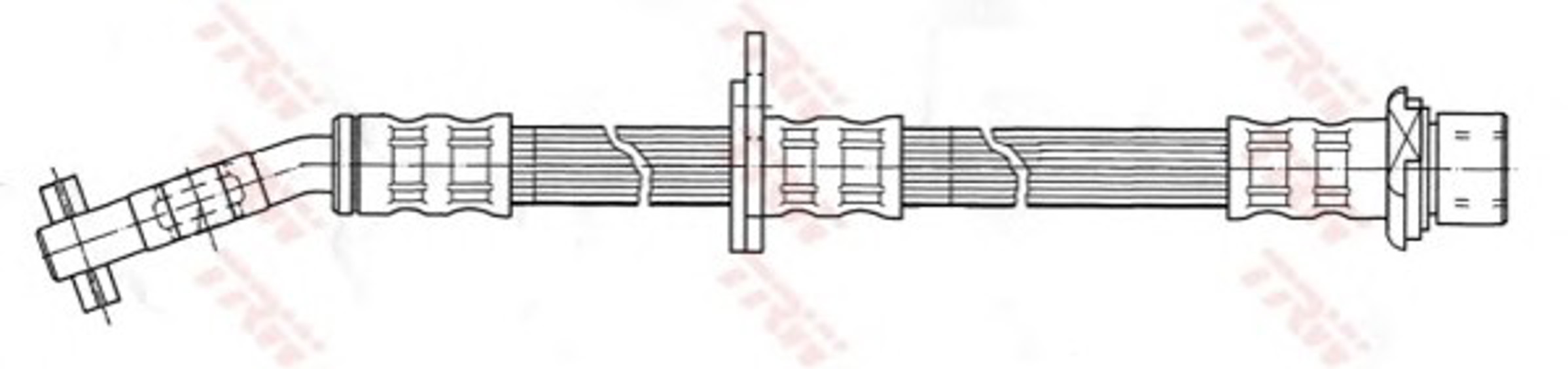 Шланг тормозной TRW PHD406