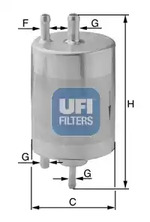Топливный фильтр UFI 31.958.00