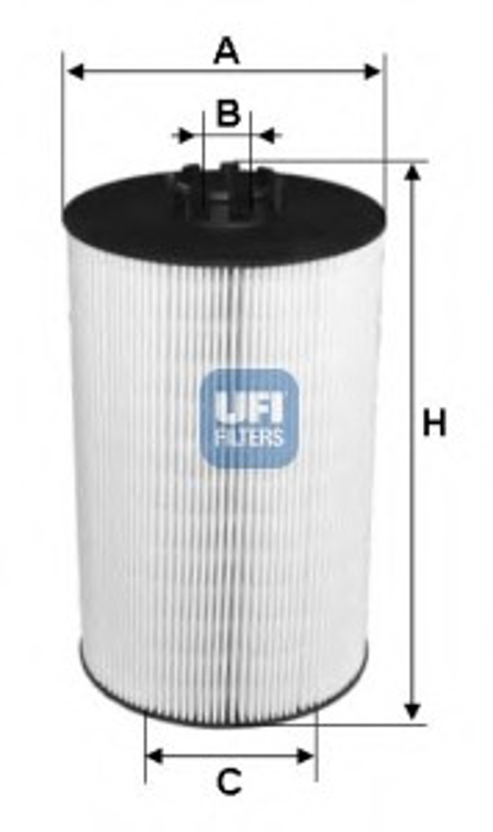 Фильтр масляный UFI 25.007.00