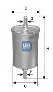 Топливный фильтр UFI 31.718.00