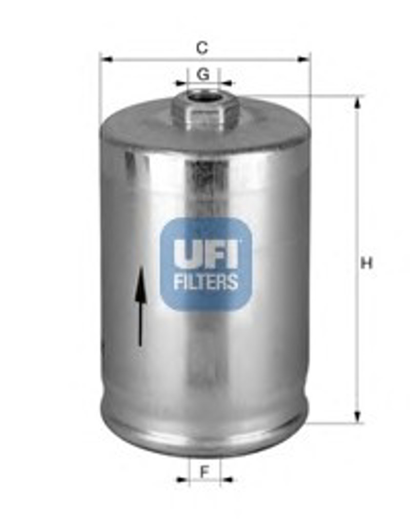 Фильтр топливный UFI 31.814.00