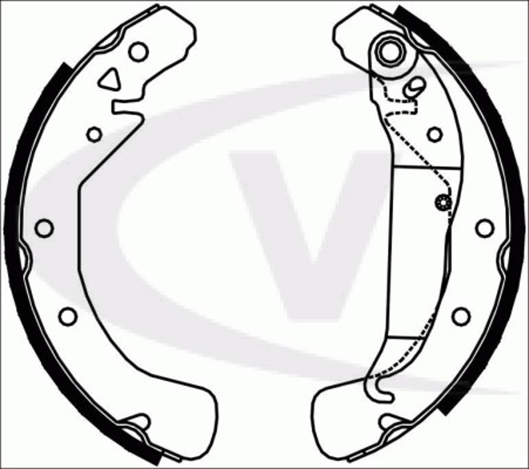 Комплект тормозных колодок VAICO V40-0225