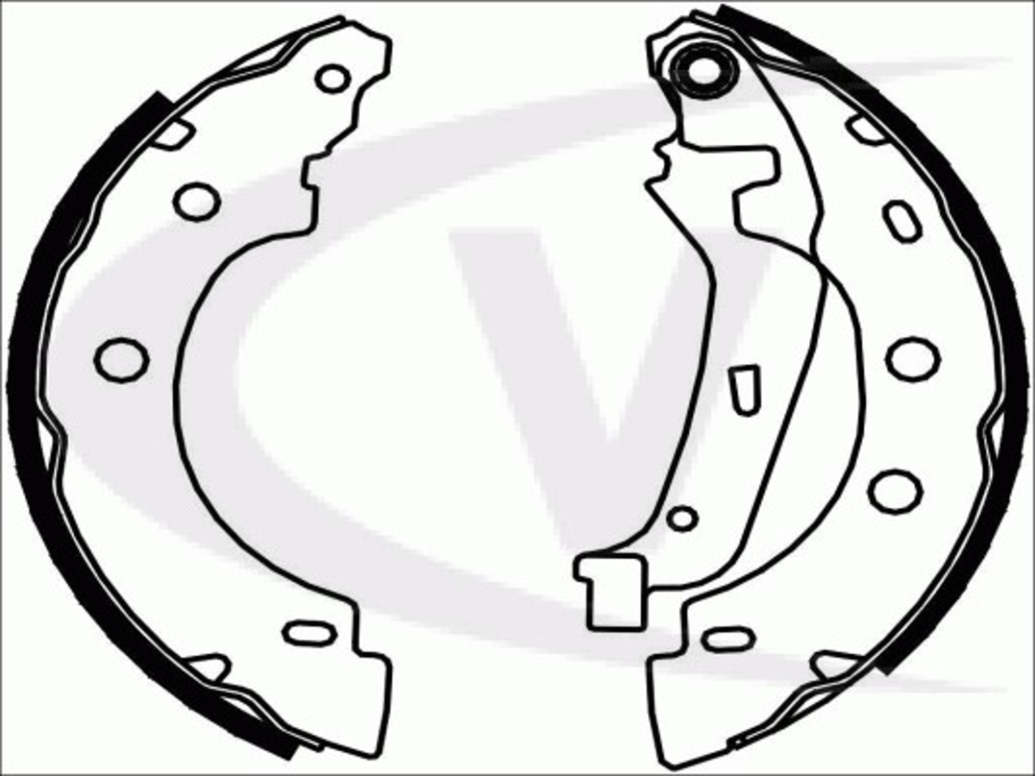 Комплект тормозных колодок VAICO V46-0179