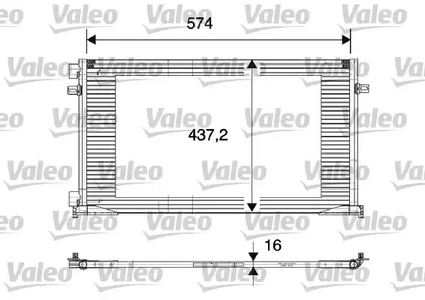 Конденсатор кондиционера VALEO 817577
