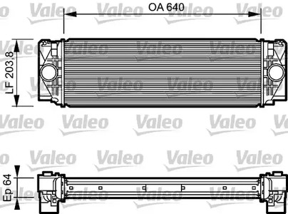 Интеркулер VALEO 818732
