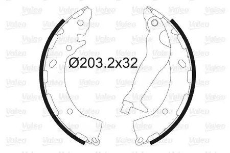 Колодки тормозные барабанные VALEO 564169