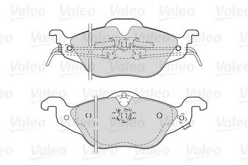 Комплект тормозных колодок дискового тормоз first VALEO 301322