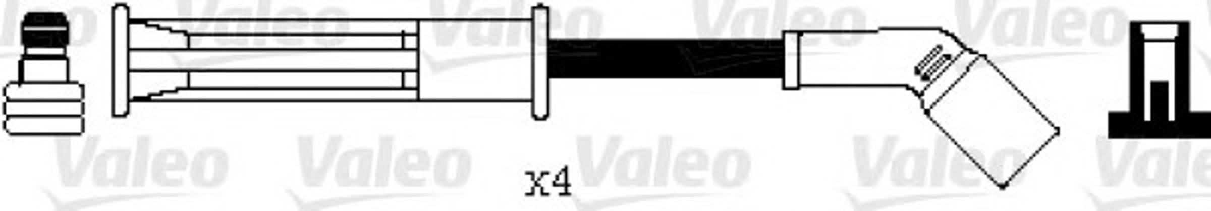 Комплект проводов зажигания VALEO 346095