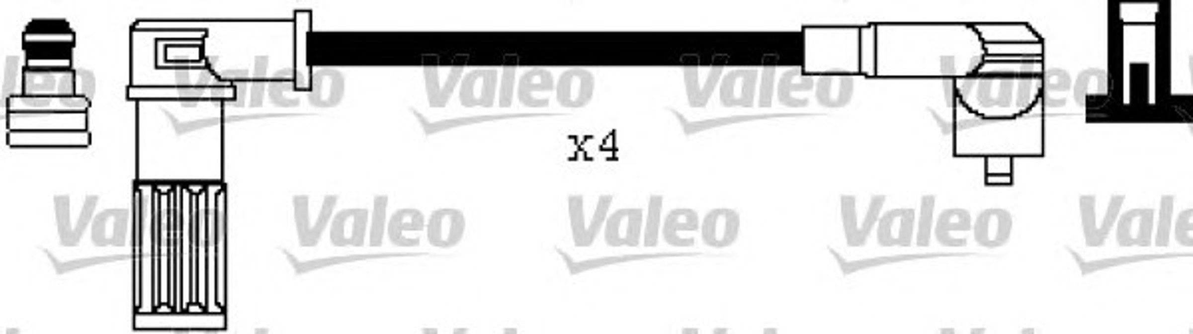 Комплект проводов зажигания VALEO 346262