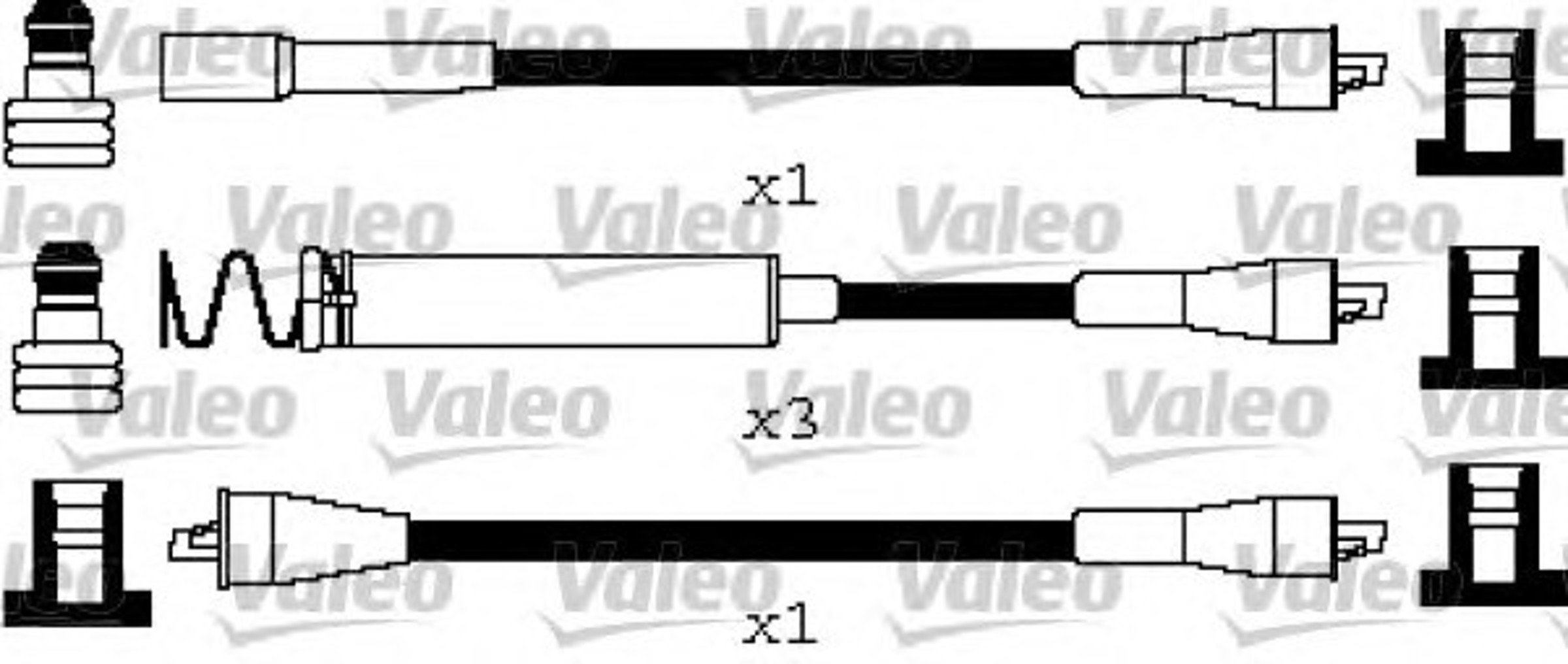 Комплект проводов зажигания VALEO 346661