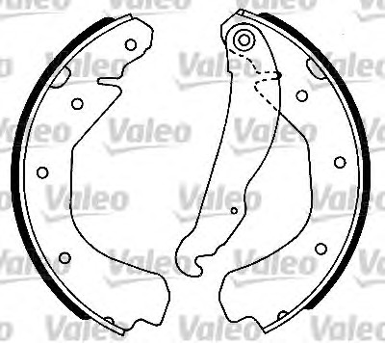 Комплект тормозных колодок VALEO 562038
